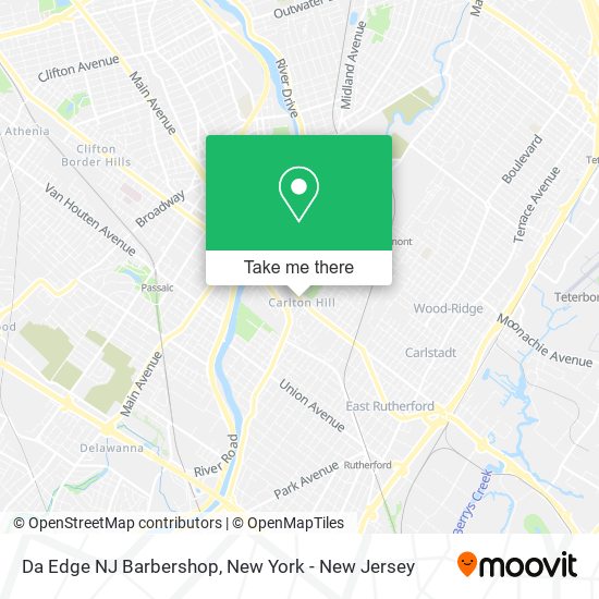 Da Edge NJ Barbershop map