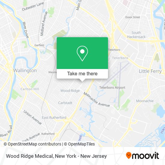 Wood Ridge Medical map