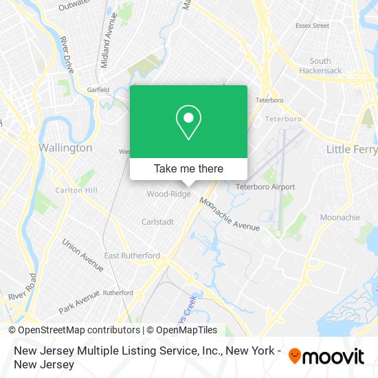 New Jersey Multiple Listing Service, Inc. map