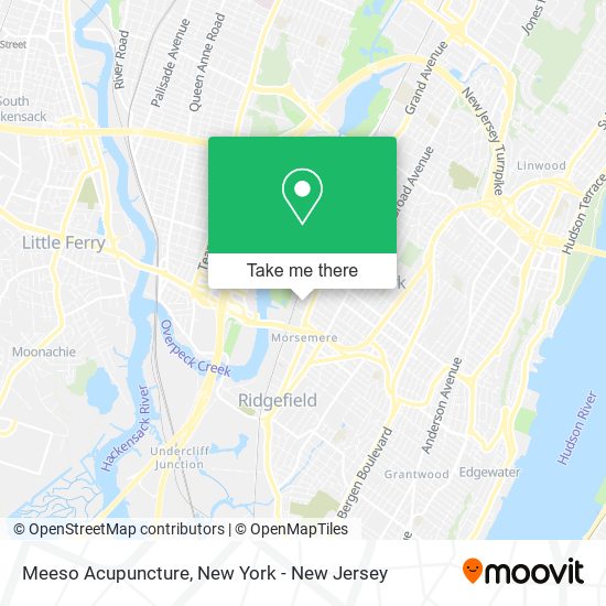 Mapa de Meeso Acupuncture