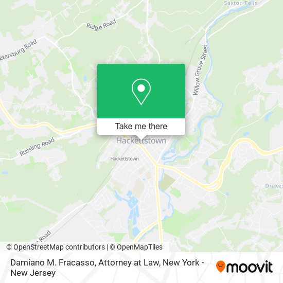 Mapa de Damiano M. Fracasso, Attorney at Law