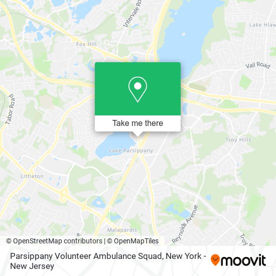 Parsippany Volunteer Ambulance Squad map