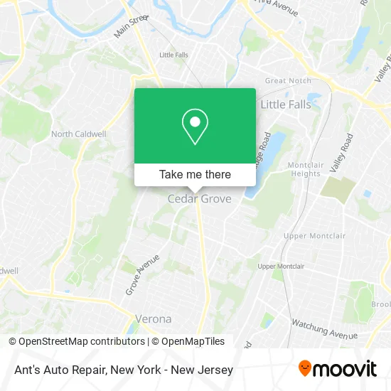 Ant's Auto Repair map
