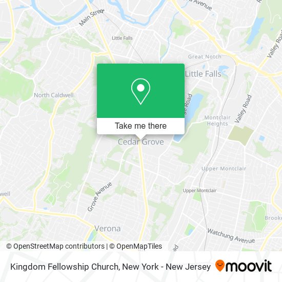 Mapa de Kingdom Fellowship Church