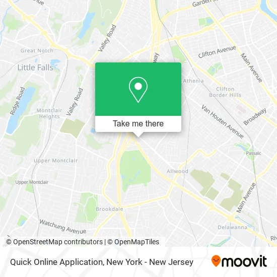 Quick Online Application map