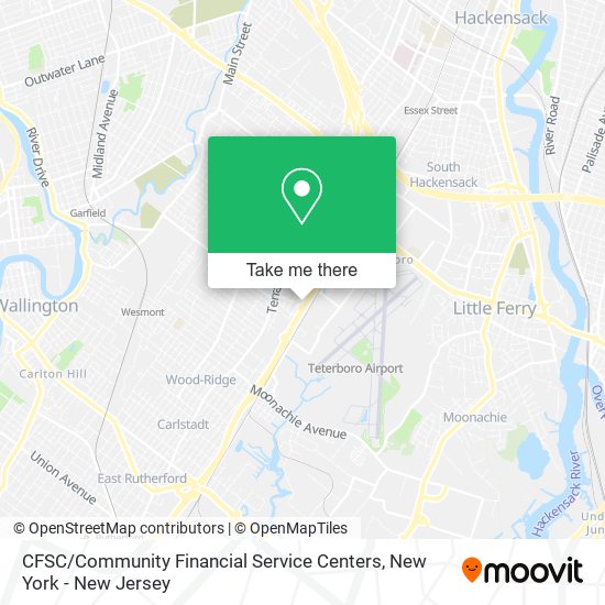 CFSC / Community Financial Service Centers map