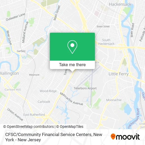 CFSC / Community Financial Service Centers map