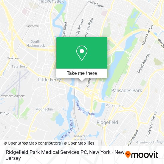 Ridgefield Park Medical Services PC map