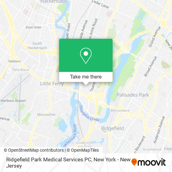 Ridgefield Park Medical Services PC map