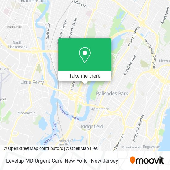Mapa de Levelup MD Urgent Care