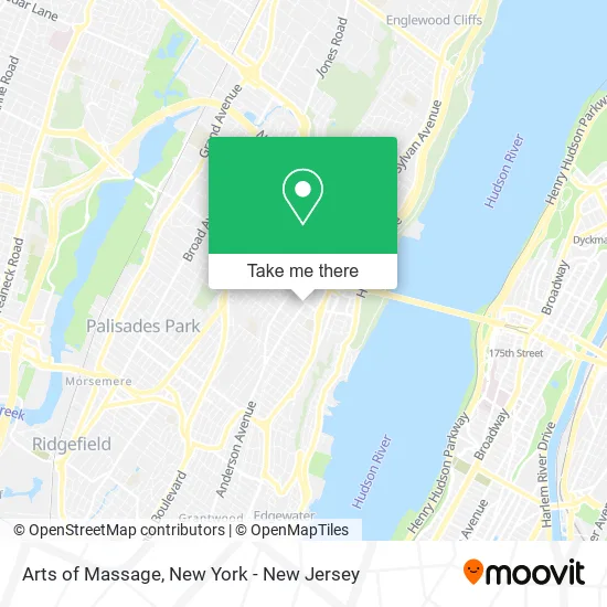 Arts of Massage map