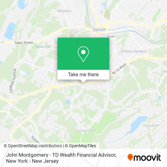 Mapa de John Montgomery - TD Wealth Financial Advisor