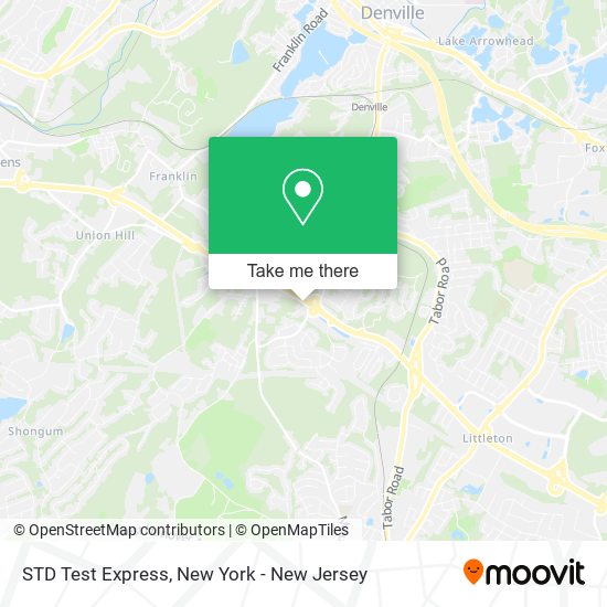 STD Test Express map