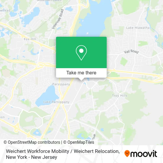 Weichert Workforce Mobility / Weichert Relocation map