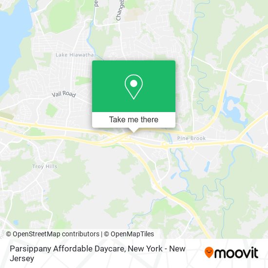 Mapa de Parsippany Affordable Daycare