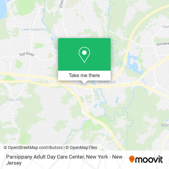 Parsippany Adult Day Care Center map