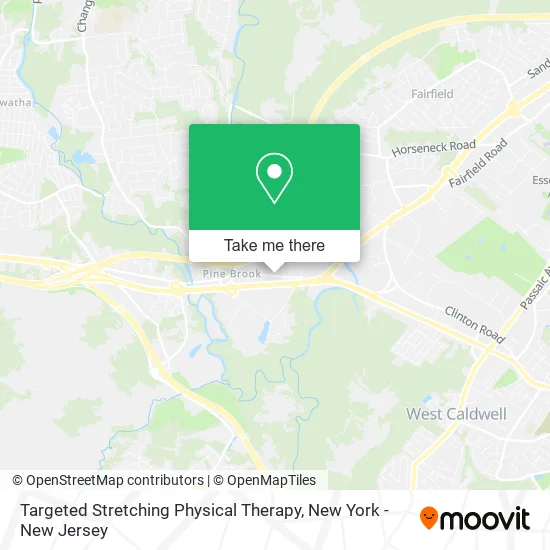 Targeted Stretching Physical Therapy map