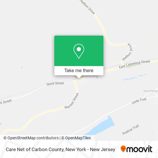 Care Net of Carbon County map