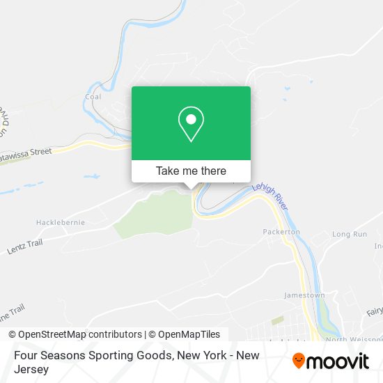 Four Seasons Sporting Goods map