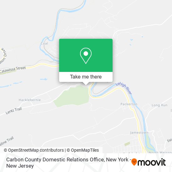 Carbon County Domestic Relations Office map