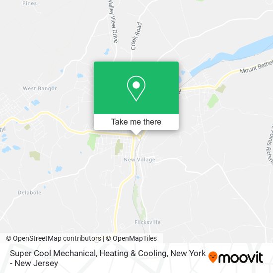 Mapa de Super Cool Mechanical, Heating & Cooling