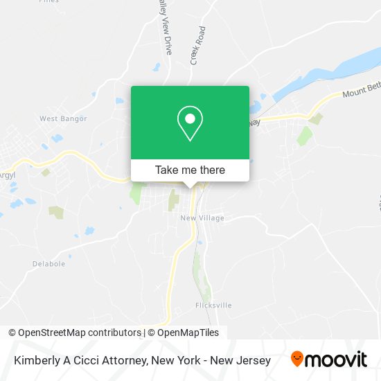 Kimberly A Cicci Attorney map