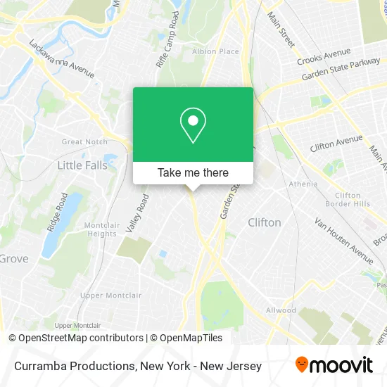 Curramba Productions map