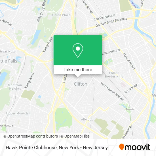 Hawk Pointe Clubhouse map