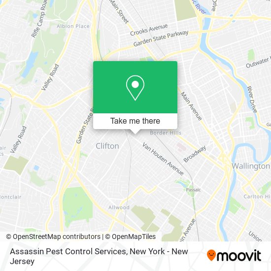 Assassin Pest Control Services map