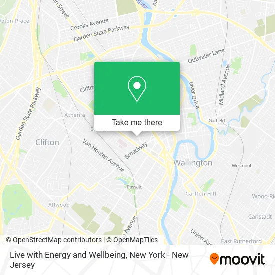Live with Energy and Wellbeing map
