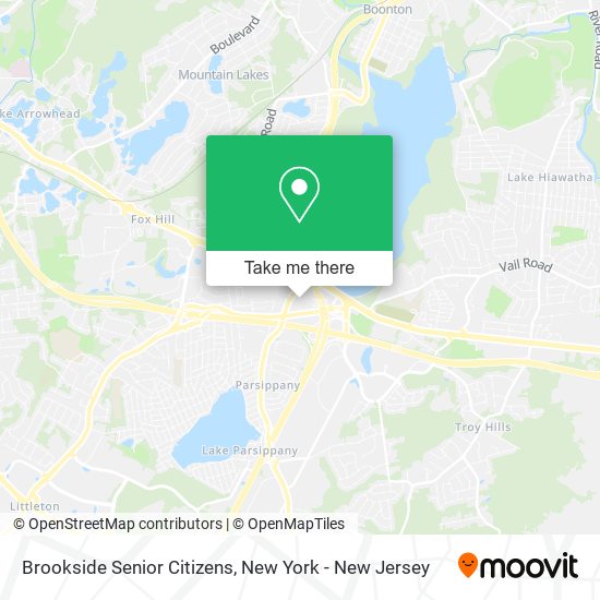 Brookside Senior Citizens map