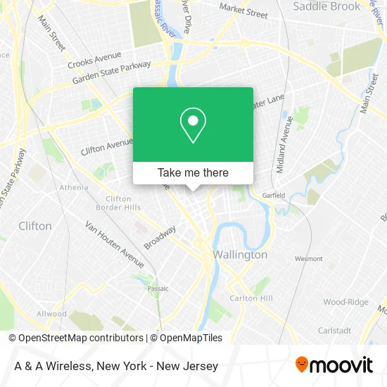 A & A Wireless map