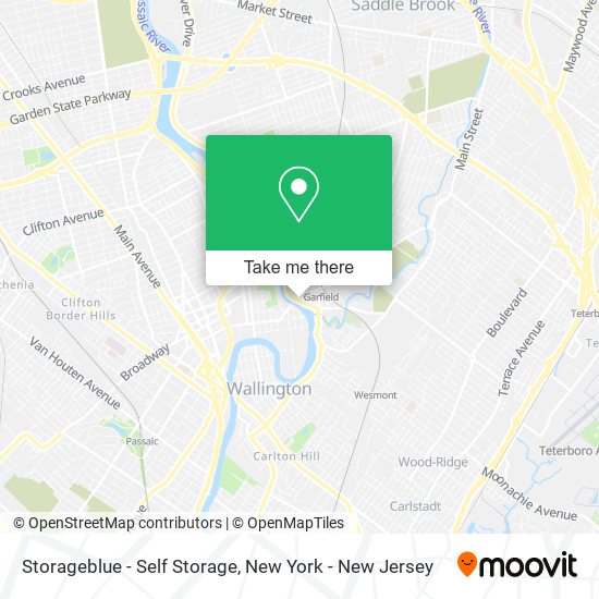 Mapa de Storageblue - Self Storage