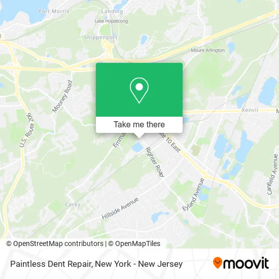 Paintless Dent Repair map