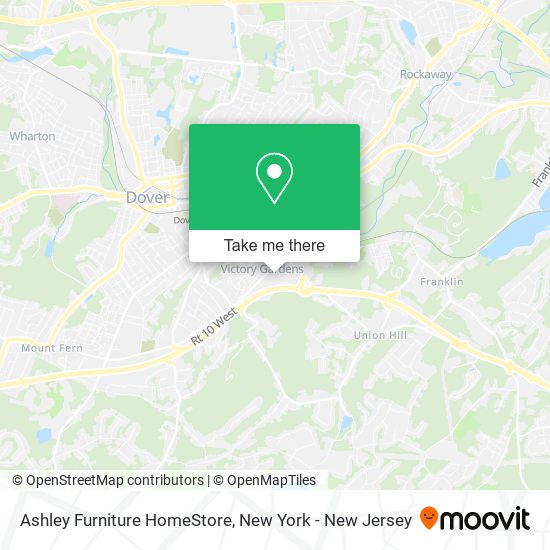 Ashley Furniture HomeStore map