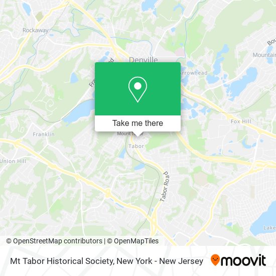 Mt Tabor Historical Society map