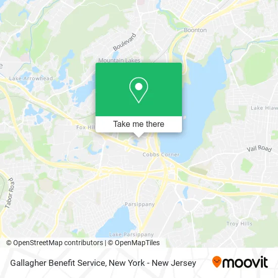 Gallagher Benefit Service map