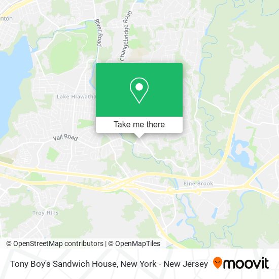 Tony Boy's Sandwich House map