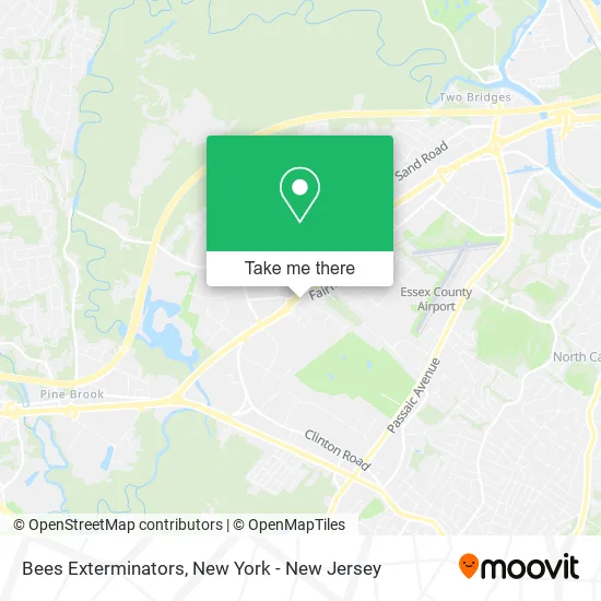 Bees Exterminators map