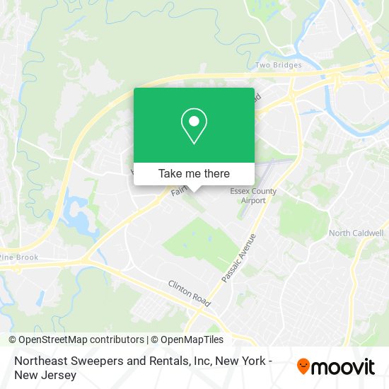 Mapa de Northeast Sweepers and Rentals, Inc