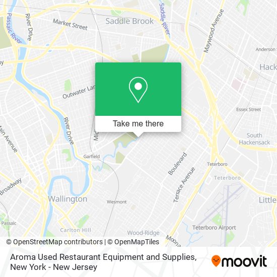 Aroma Used Restaurant Equipment and Supplies map