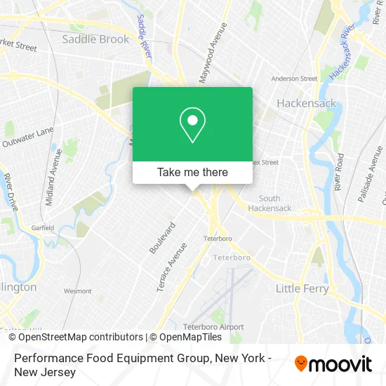 Performance Food Equipment Group map