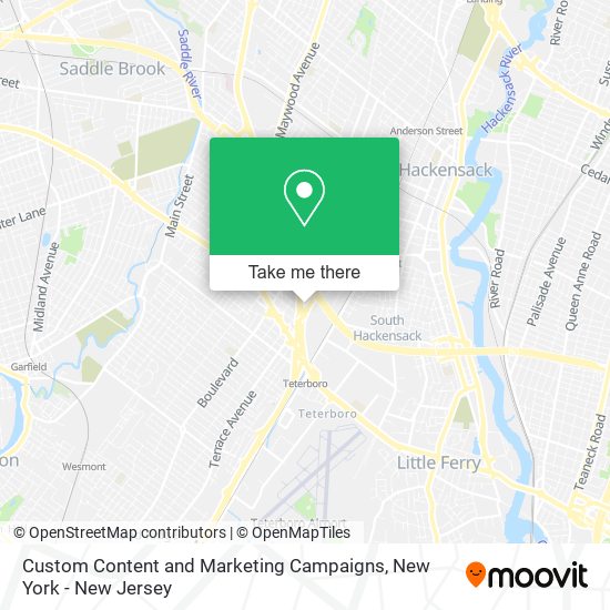 Custom Content and Marketing Campaigns map