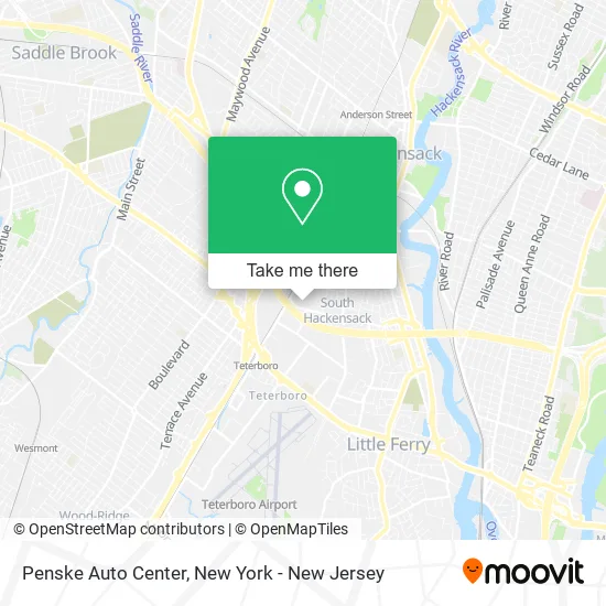 Penske Auto Center map