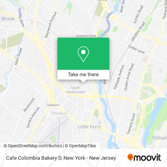 Mapa de Cafe Colombia Bakery D