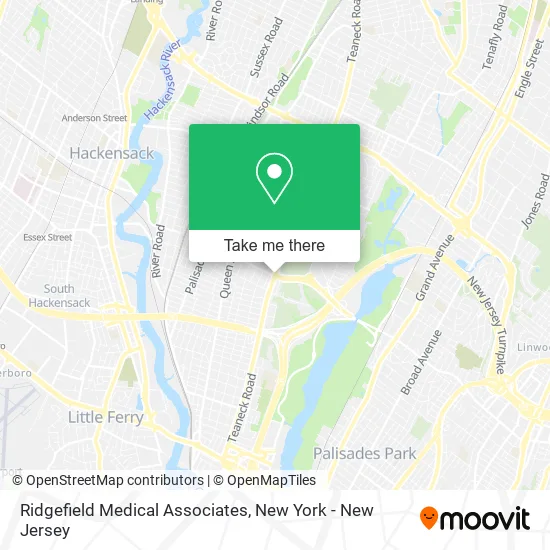 Ridgefield Medical Associates map