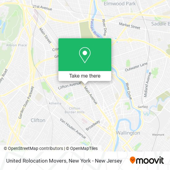 United Rolocation Movers map