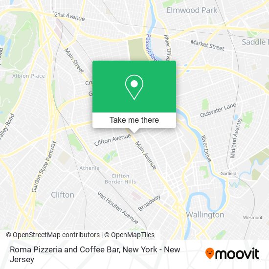 Roma Pizzeria and Coffee Bar map