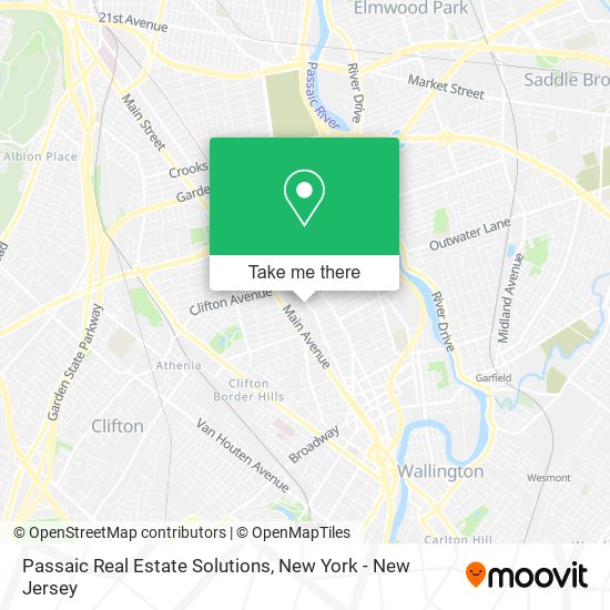 Passaic Real Estate Solutions map