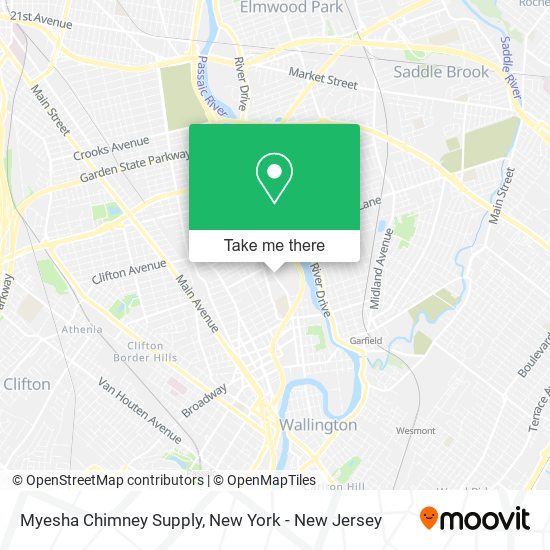 Mapa de Myesha Chimney Supply